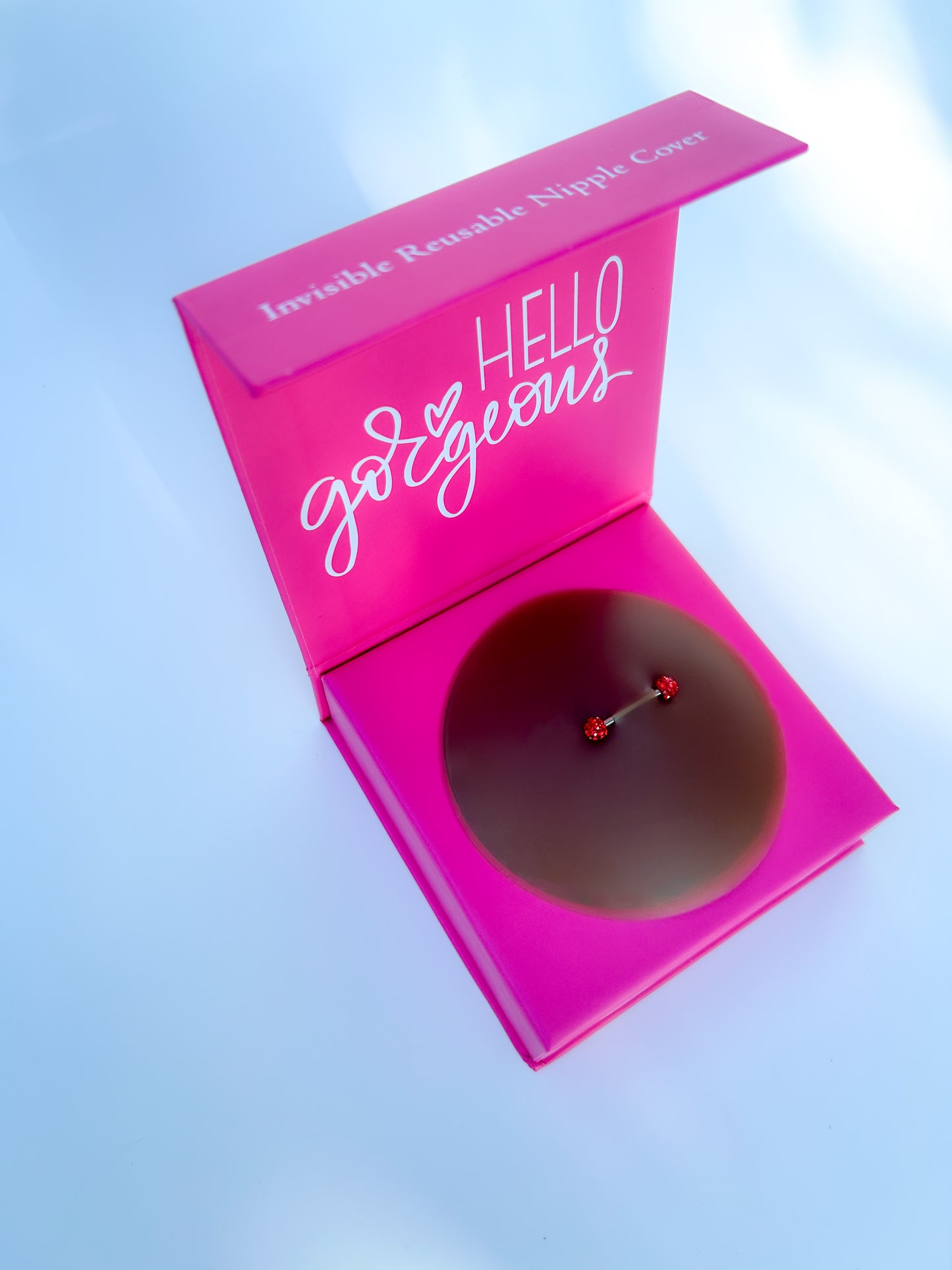 Pierced Nipple Covers-RED