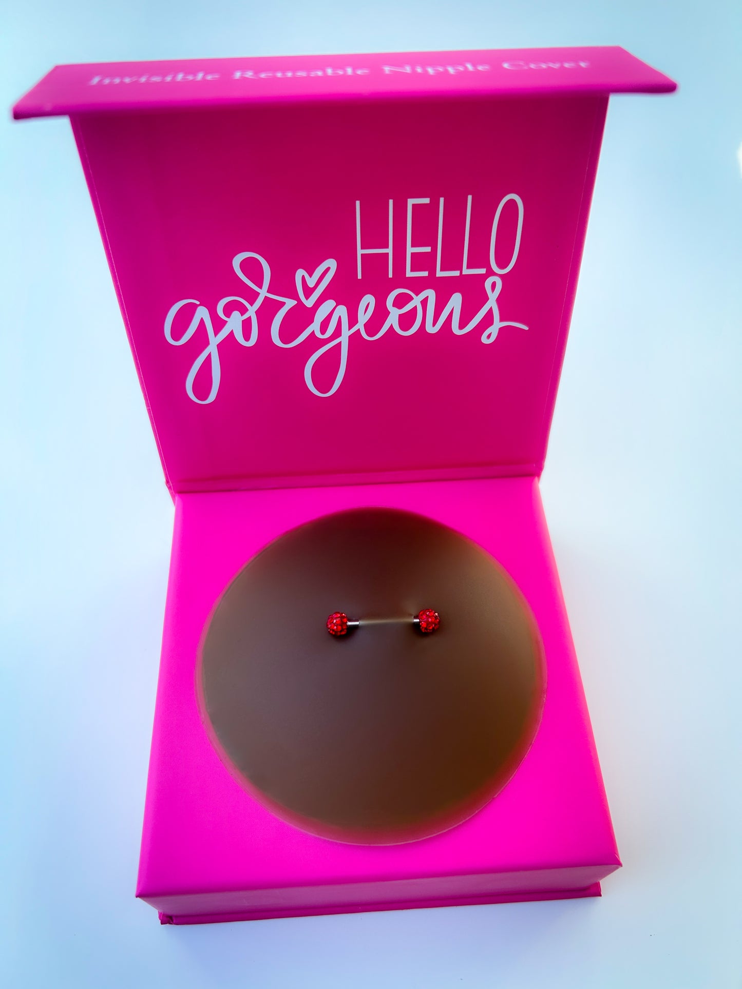 Pierced Nipple Covers-RED