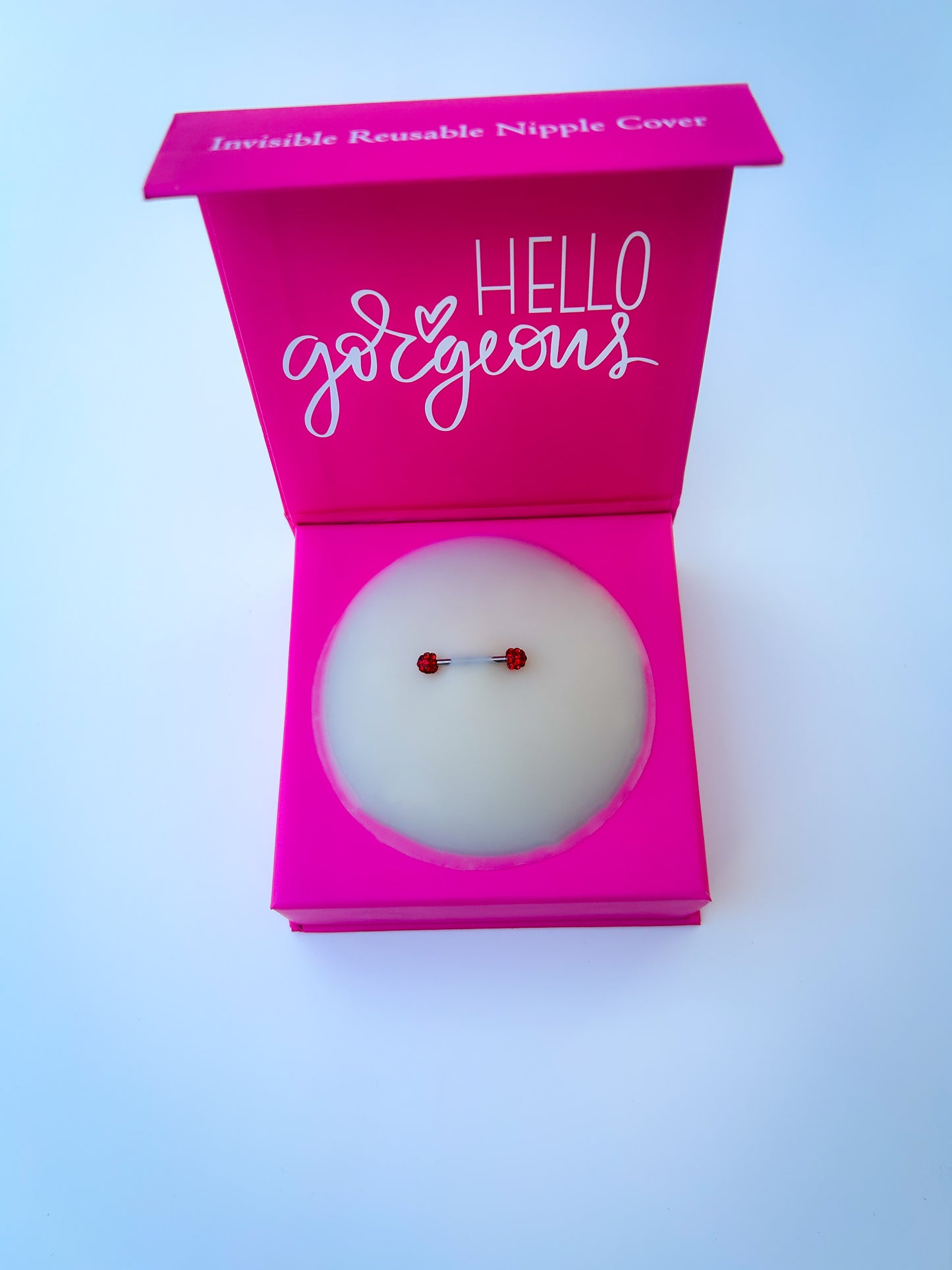 Pierced Nipple Covers-RED