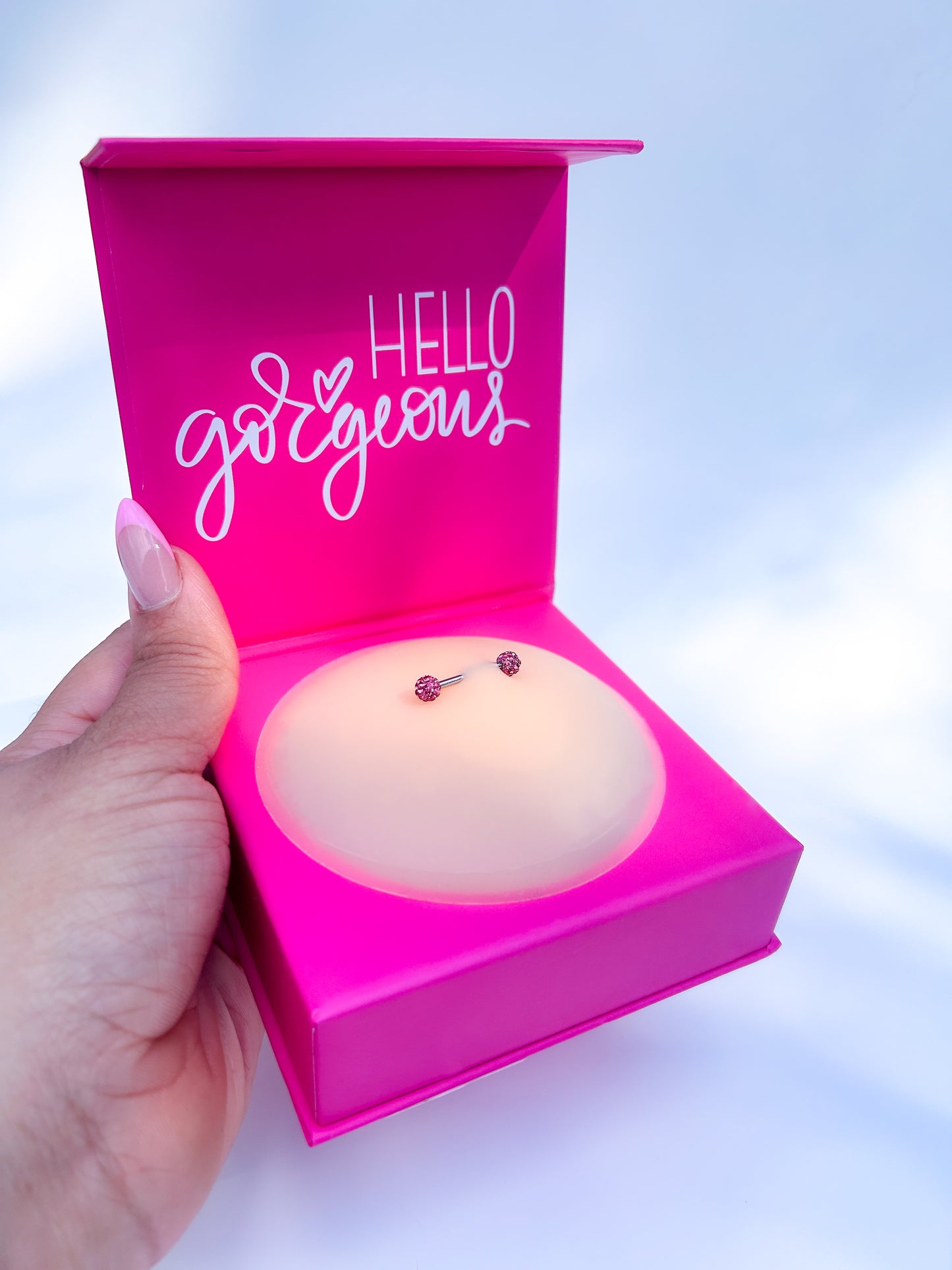 Pierced Nipple Covers - PINK