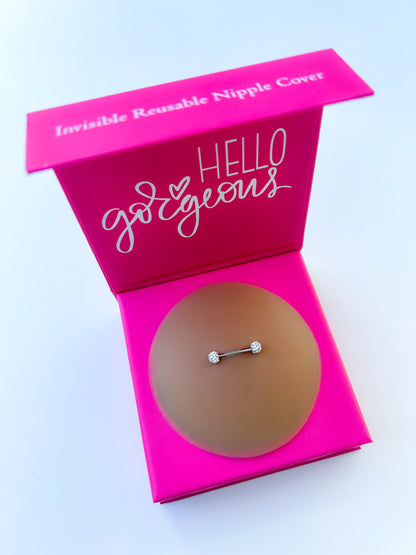 Pierced Nipple Covers-WHITE