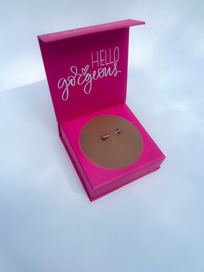 Pierced Nipple Covers - PINK