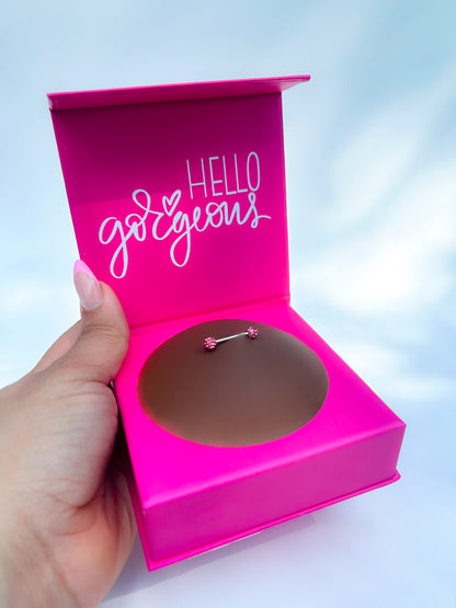 Pierced Nipple Covers - PINK