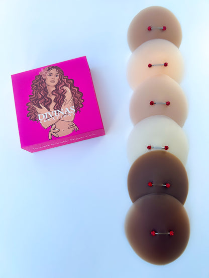 Pierced Nipple Covers-RED