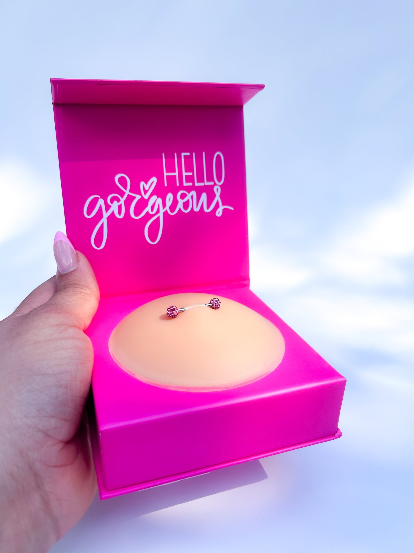 Pierced Nipple Covers - PINK