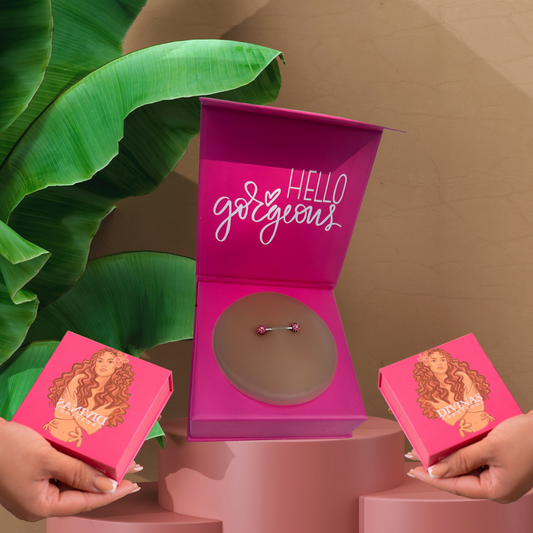 Pierced Nipple Covers - PINK