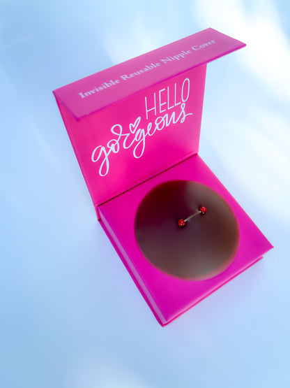 Pierced Nipple Covers-RED