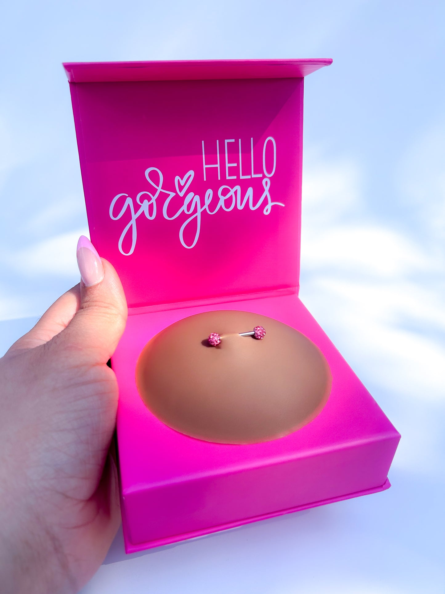 Pierced Nipple Covers - PINK