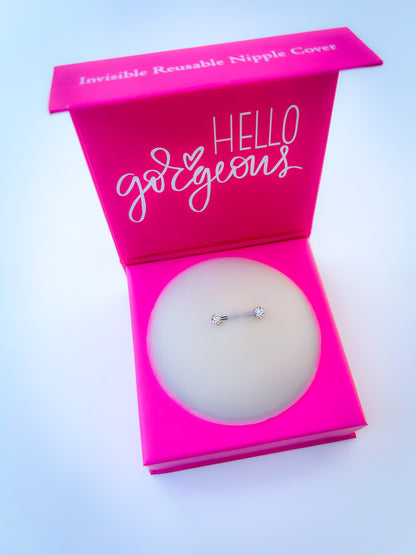 Pierced Nipple Covers-WHITE