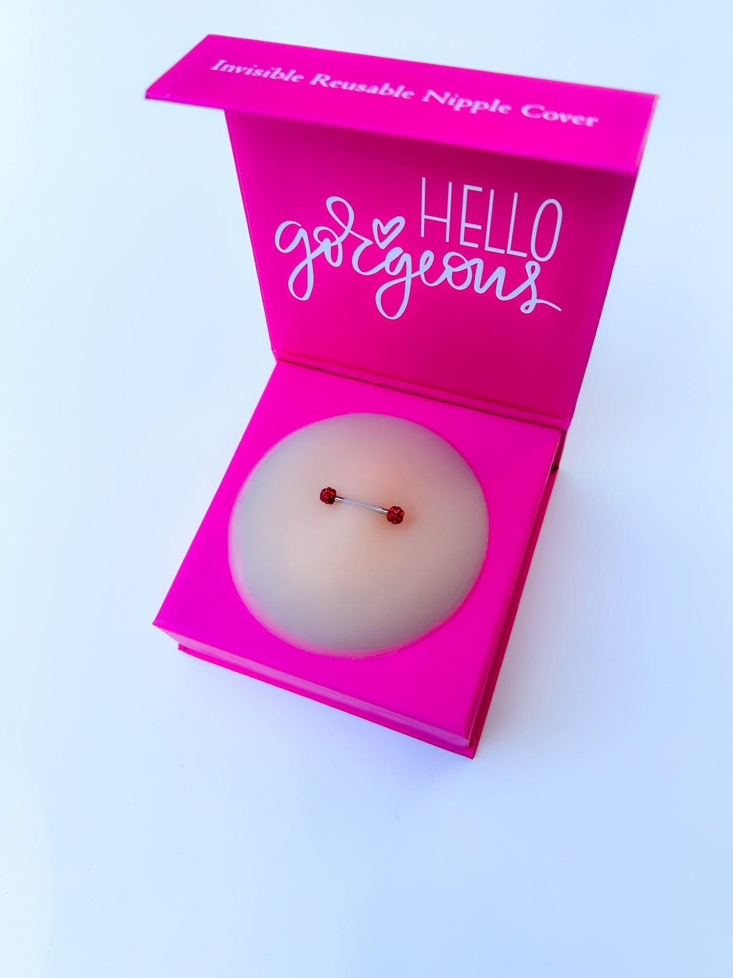 Pierced Nipple Covers-RED